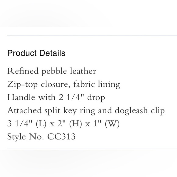 Coach Mini Nolita Bag Charm NEW Keychain Keyfob Silver Light Mist Zip Li… - Picture 6 of 9